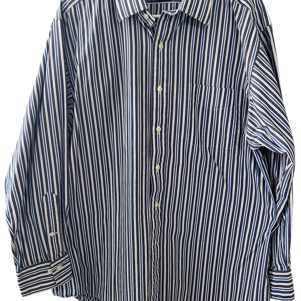 Polo Ralph Lauren Curham Custom Fit Long Sleeve Striped Shirt Men's 17 32/34